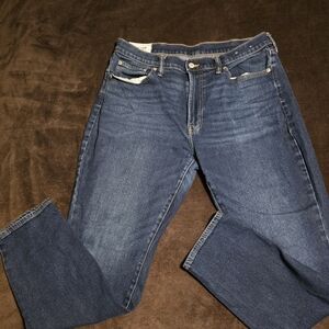 Abercrombie & Fitch Dark Blue Athletic Slim Jeans